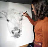 KUHPORTRAIT - Kunstdruck | Sabrina Hassler