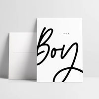 Grußkarte - It's a Boy - || LITNB