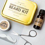 Damn Handsome Beard Grooming Kit || Men's Society